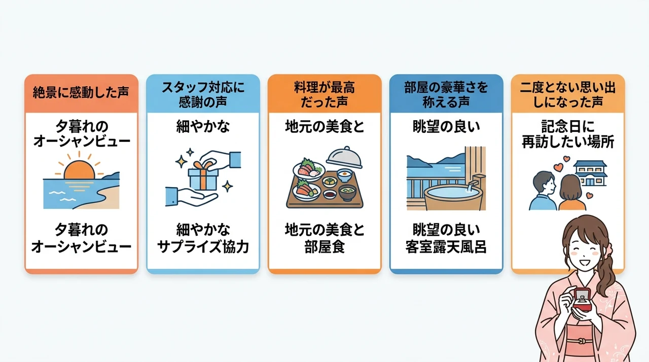 熱海旅館でのプロポーズ成功事例と良い口コミ