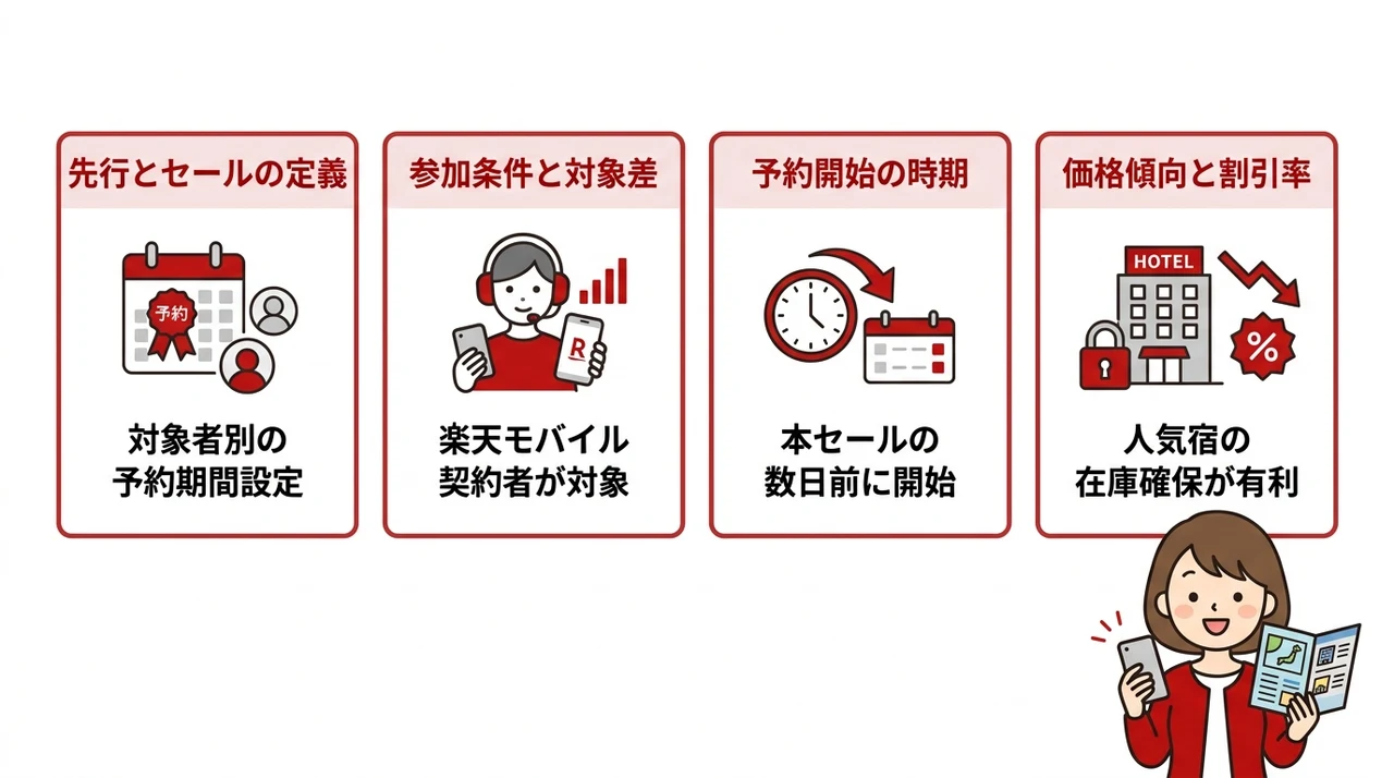 楽天トラベルのセールプランにおける根本的な違い