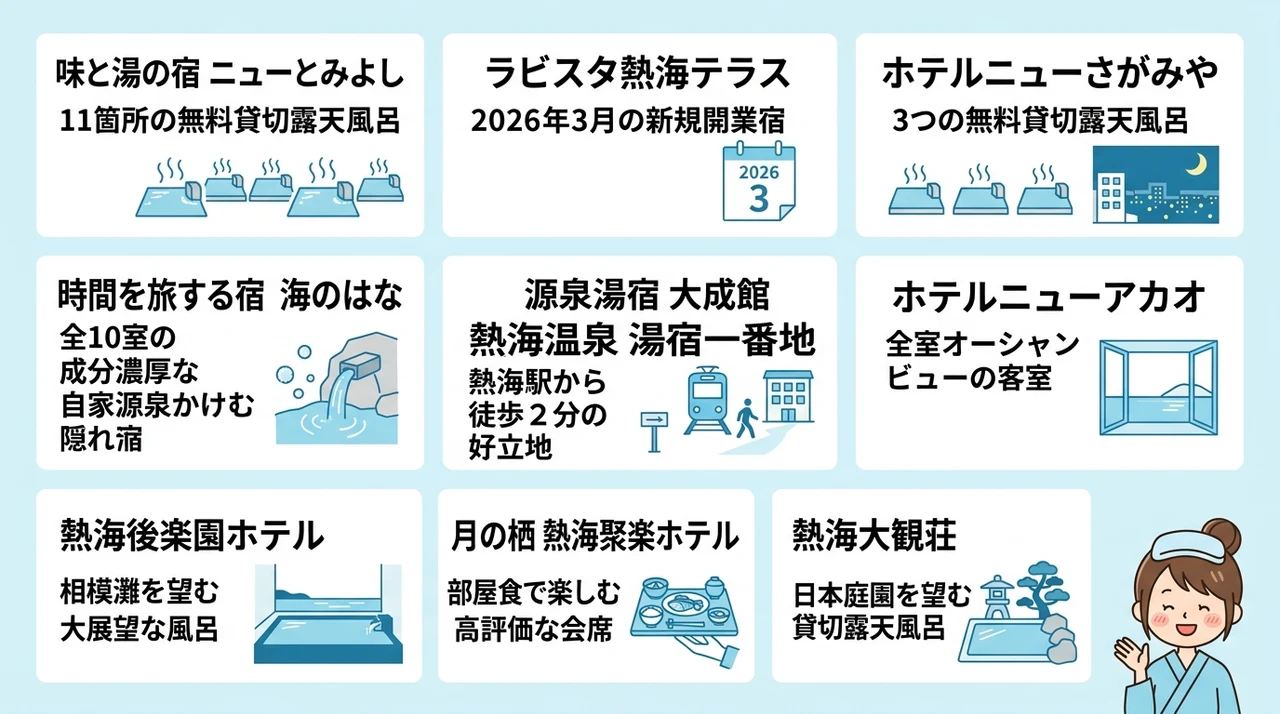熱海で貸切風呂を楽しめるおすすめ宿10選