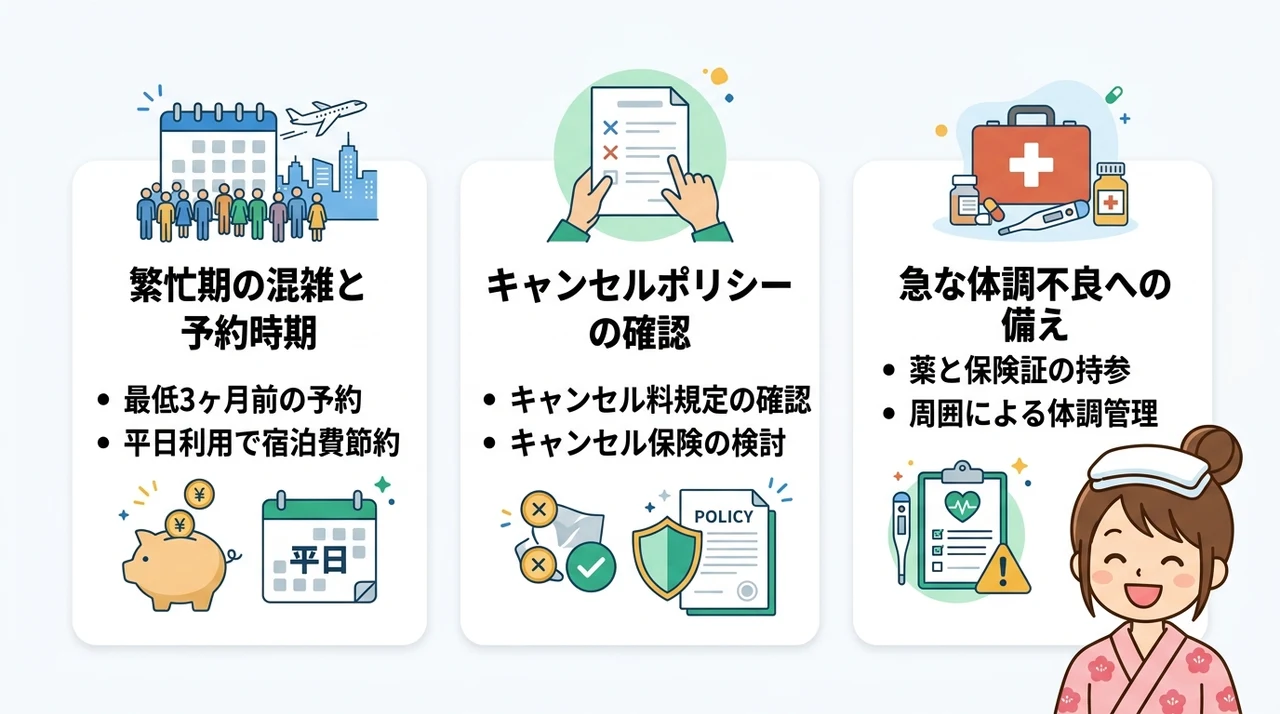 三世代旅行の計画前に知っておきたい注意点