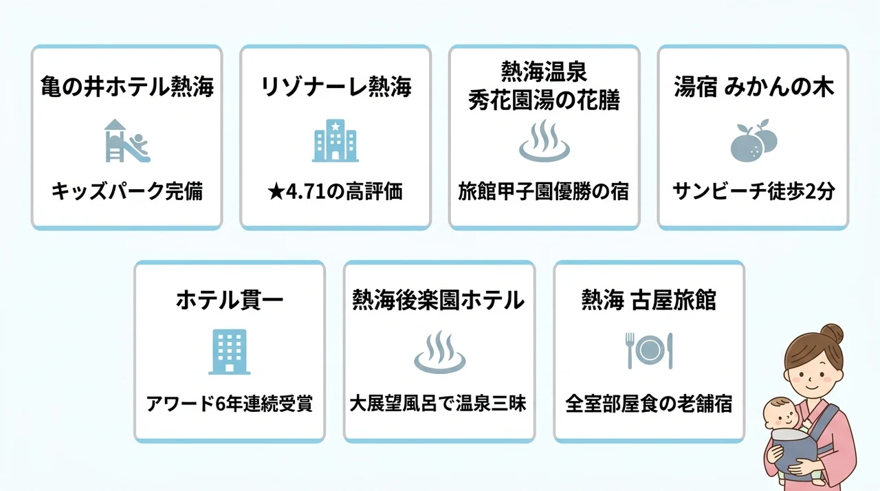 赤ちゃん連れでも安心の熱海の宿おすすめ7選