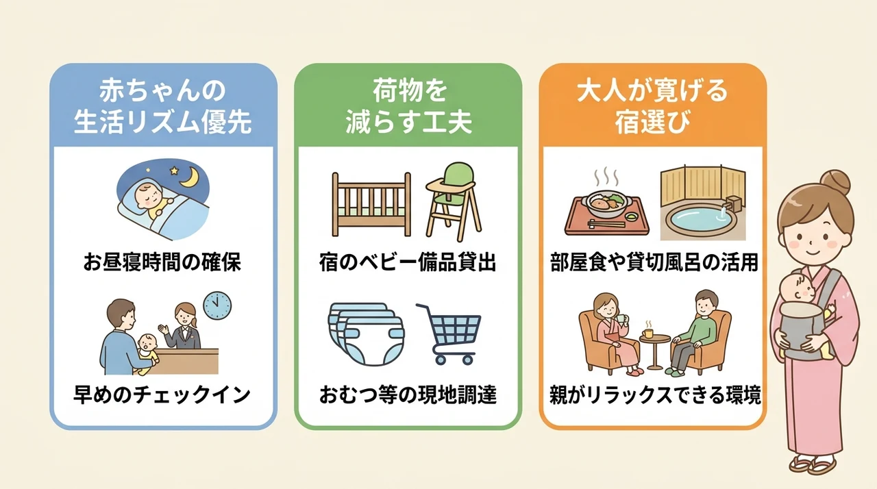 初めての子連れ旅行を成功させる3つのポイント