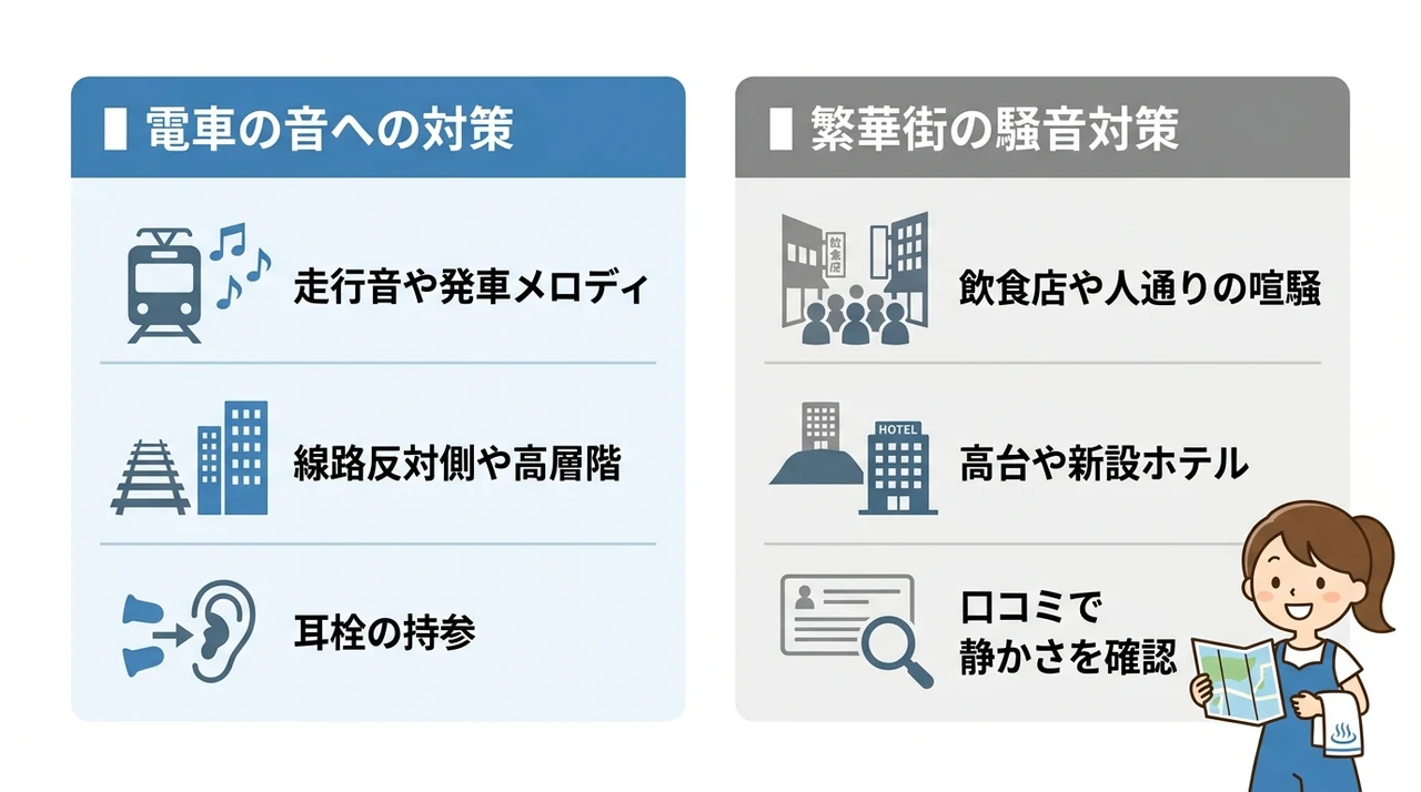 知っておきたい駅近宿のデメリットとその対策