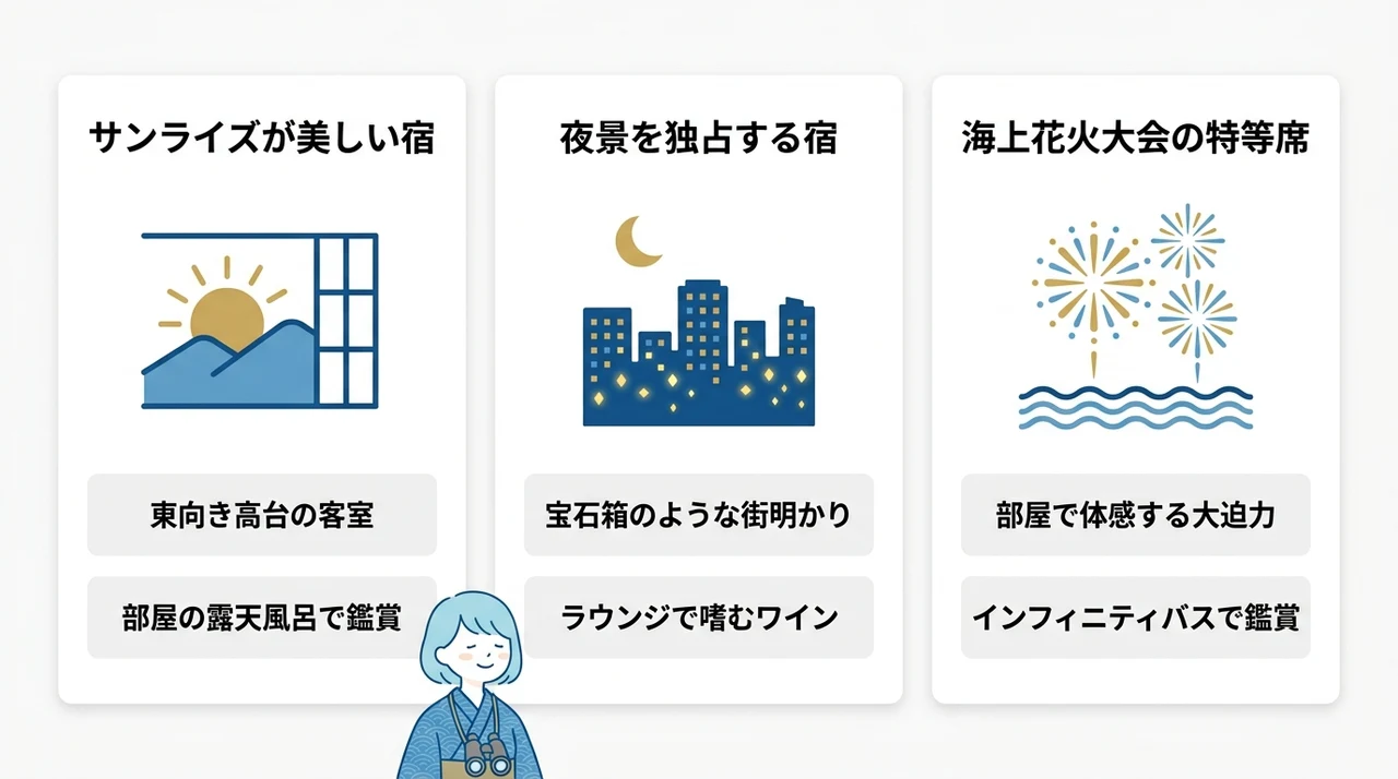 時間帯で変わる絶景を楽しむポイント