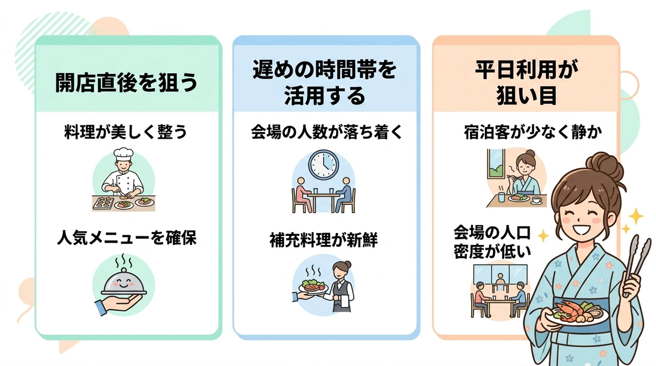 混雑を避けて快適に楽しむ時間帯のコツ