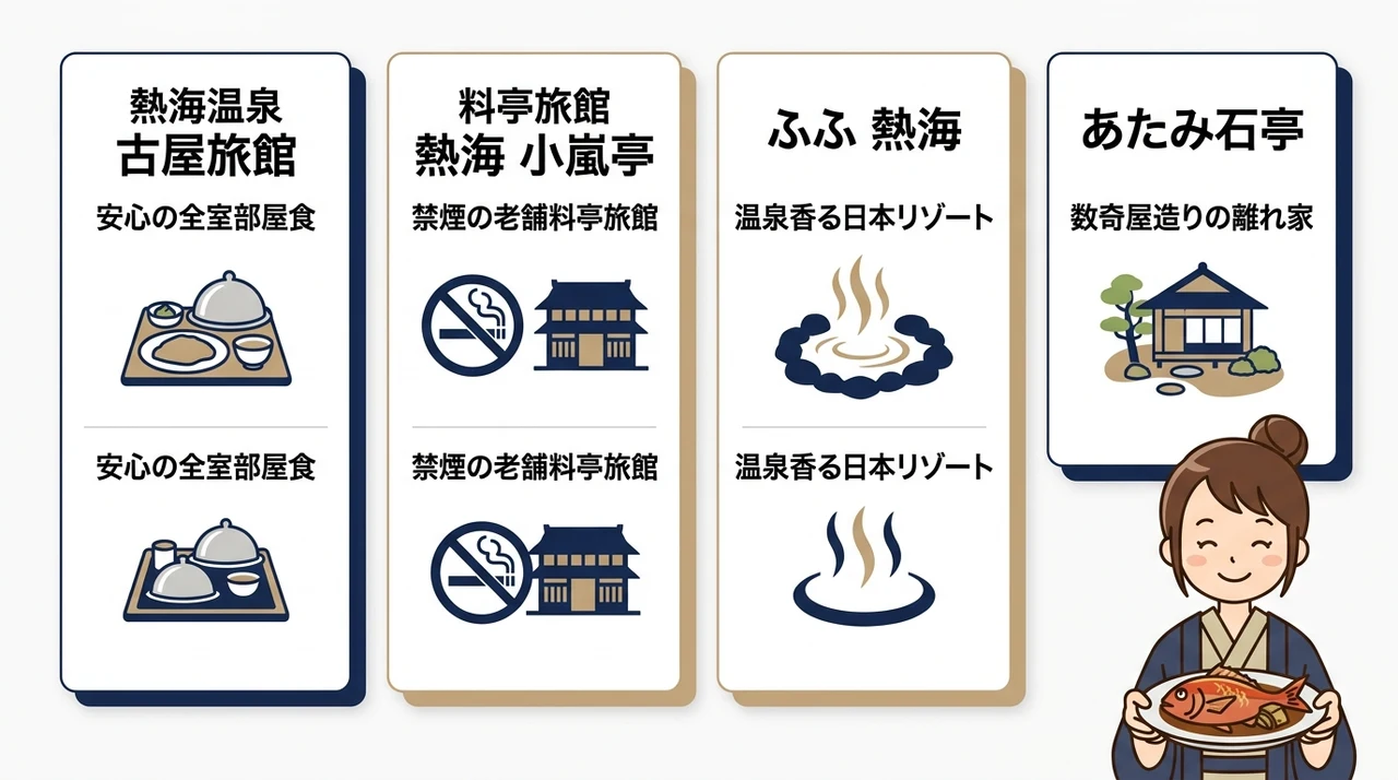 部屋食・個室対応の熱海旅館で叶える特別な時間