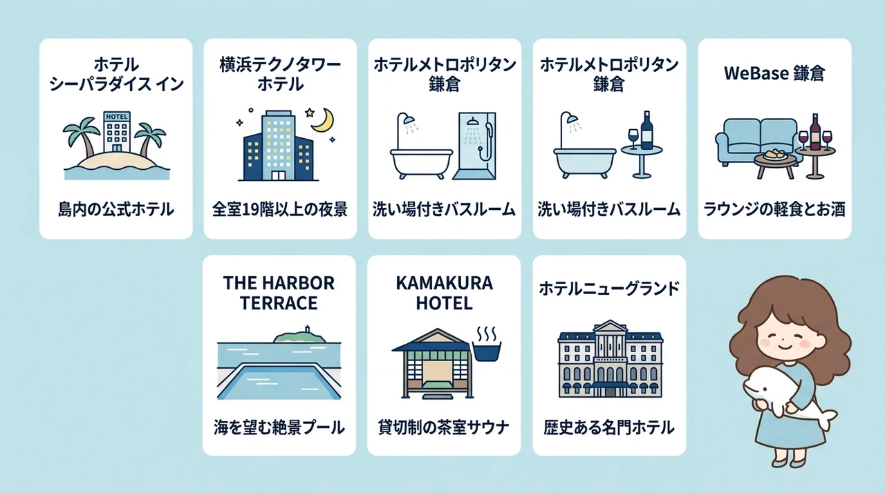 八景島シーパラダイス周辺のカップル向けホテルおすすめ7選
