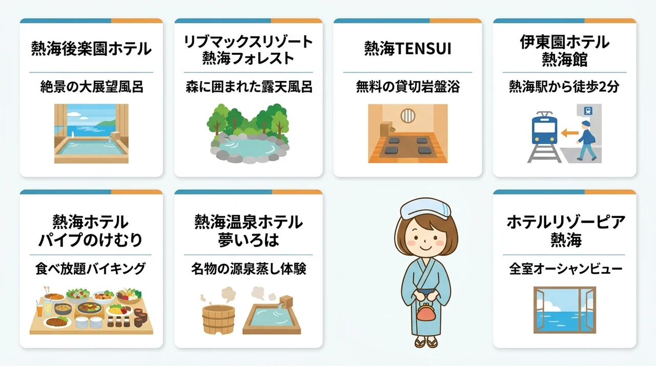 熱海でコスパのいい宿を厳選!価格帯別おすすめ7選