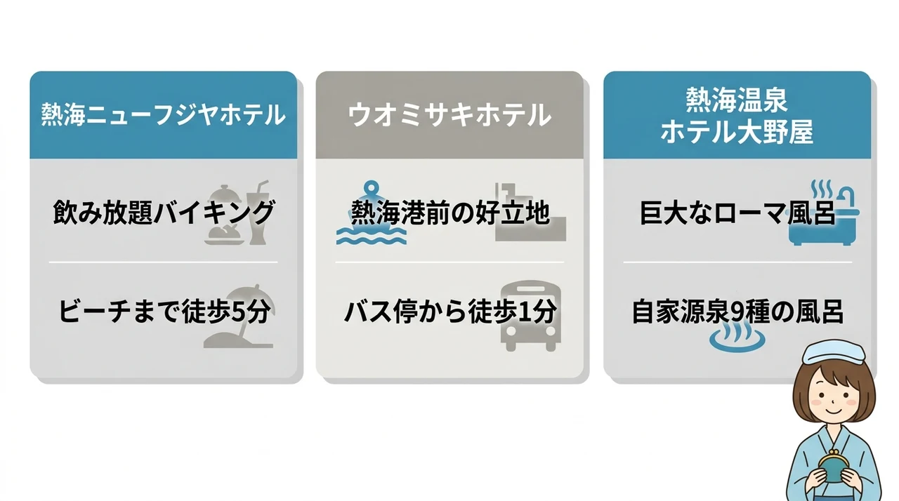 予算1万円以下で泊まれる熱海の格安コスパ宿