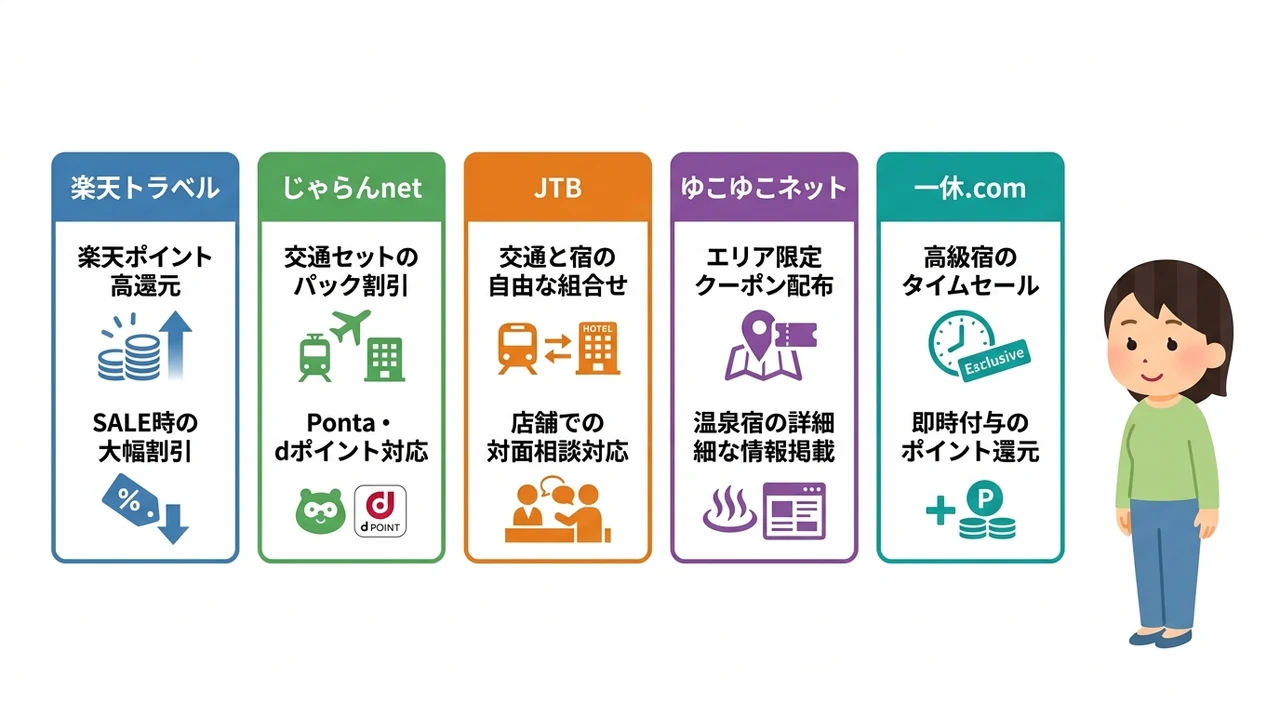 予約サイト別の実質最安値を徹底比較