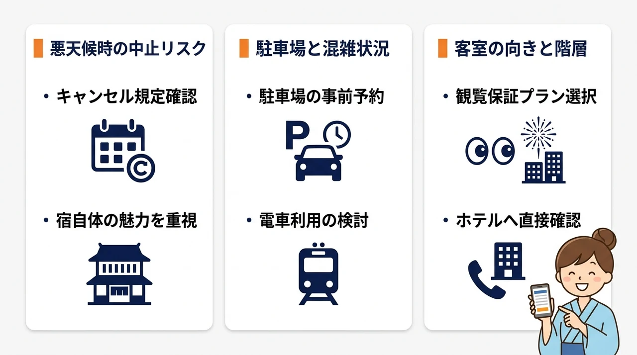 知っておきたいホテル予約時の注意点