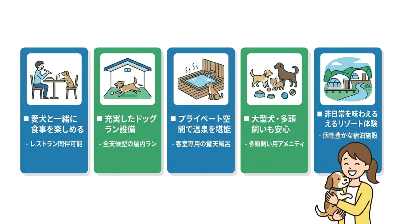 愛犬と満喫する伊豆高原の宿の魅力
