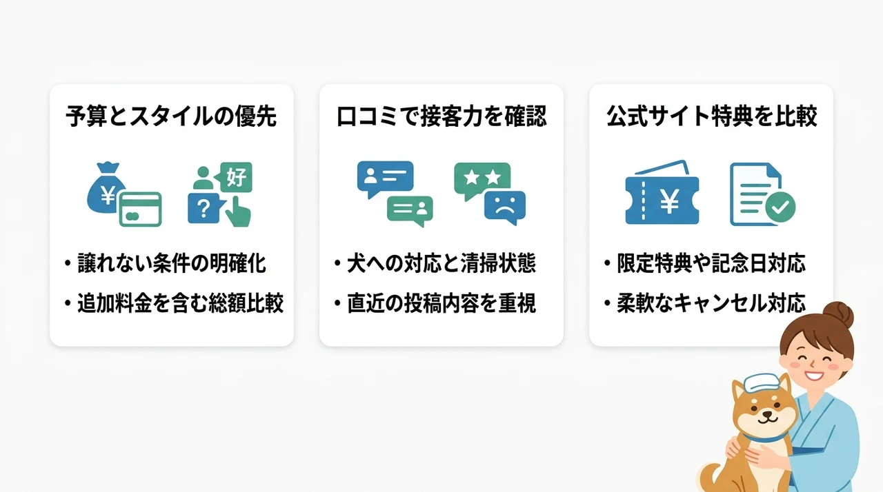 愛犬と伊豆の宿をより楽しむための選び方