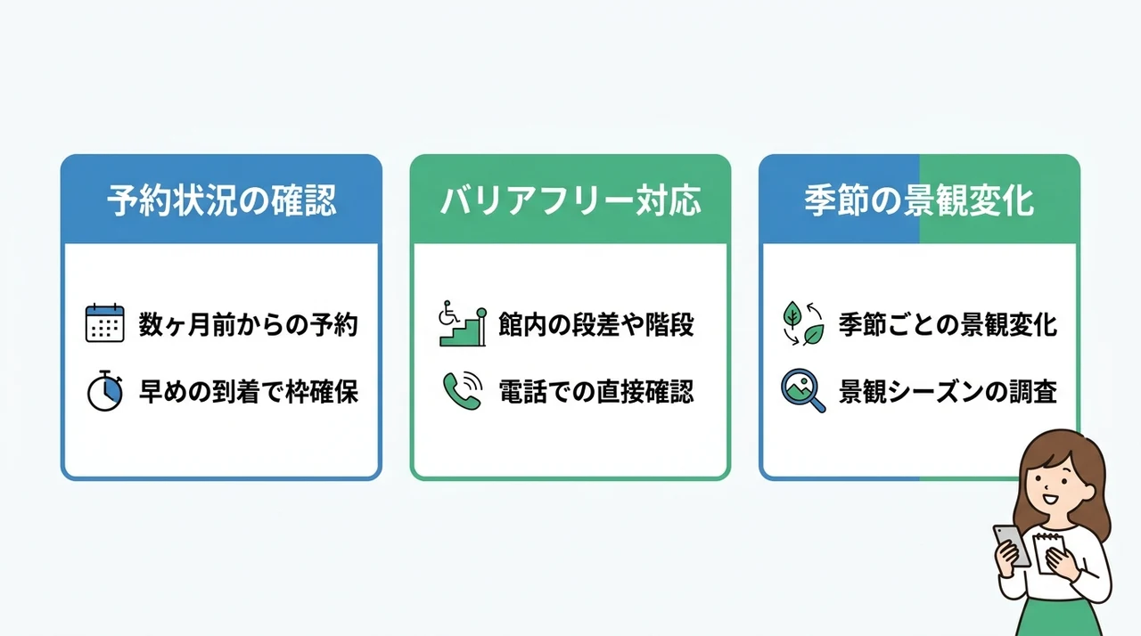 宿泊前に知っておきたい注意点