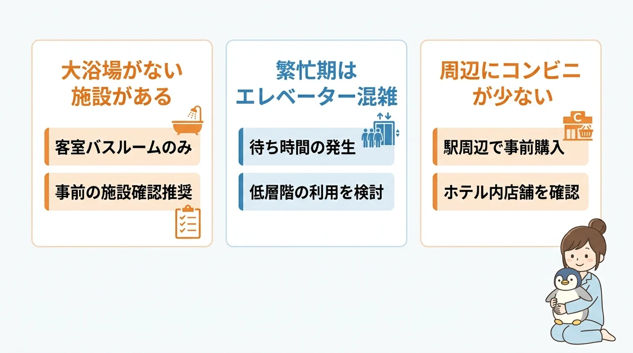 事前に理解しておきたいホテル利用の注意点