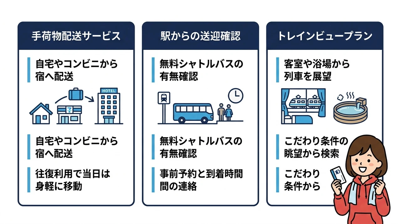 電車移動をもっと快適にする3つの活用術