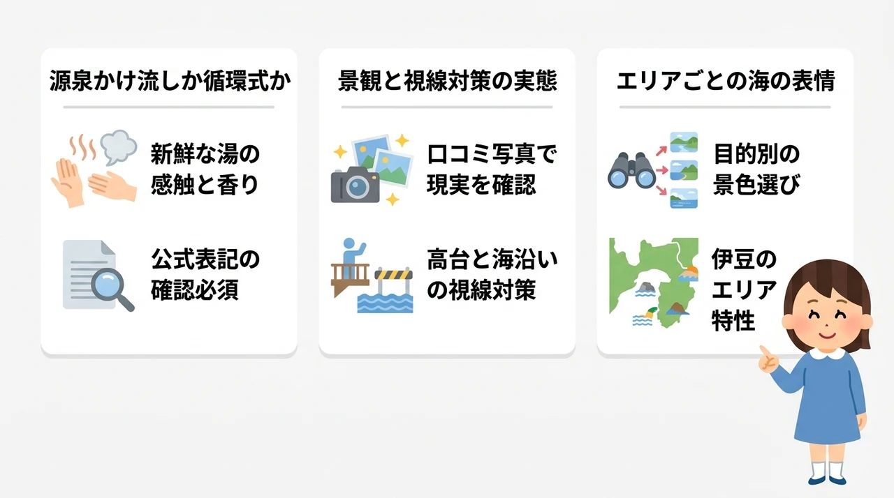 失敗しない宿選びのための3つの確認ポイント