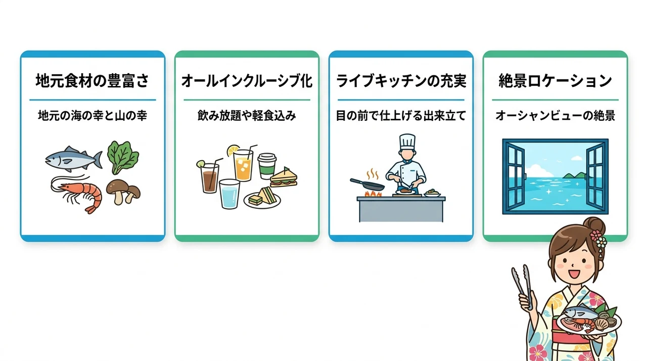伊豆のバイキング宿が支持される理由と最新トレンド
