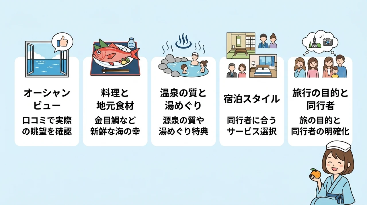 絶景と美食を堪能する東伊豆温泉の選び方