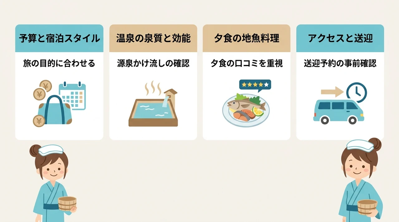 下田温泉の宿選びで知っておきたいポイント