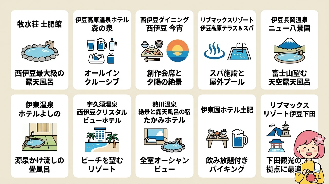 伊豆でコスパのいい宿おすすめ10選