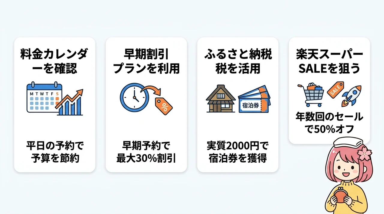 平日・閑散期に狙うお得な宿泊術
