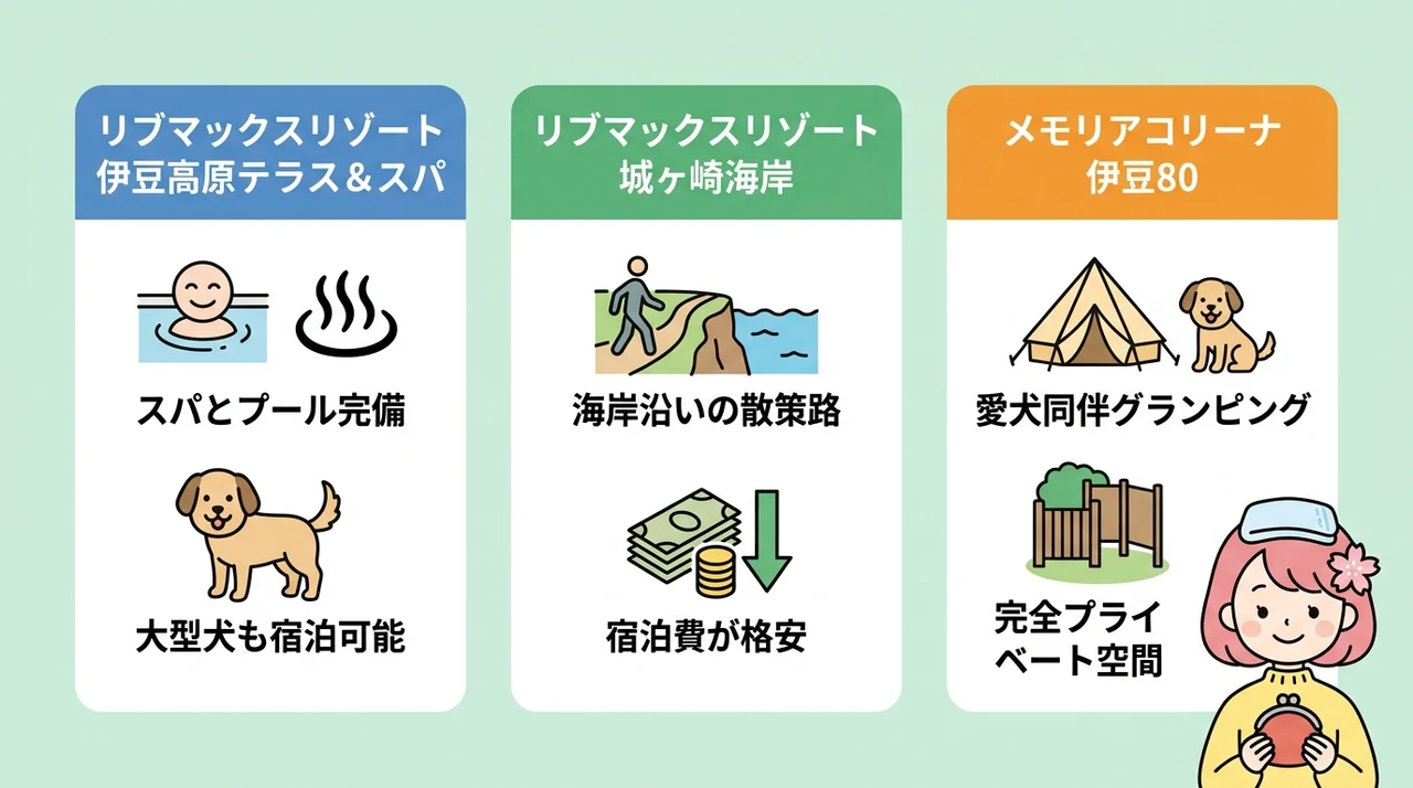 ペットと泊まれる伊豆のコスパ宿