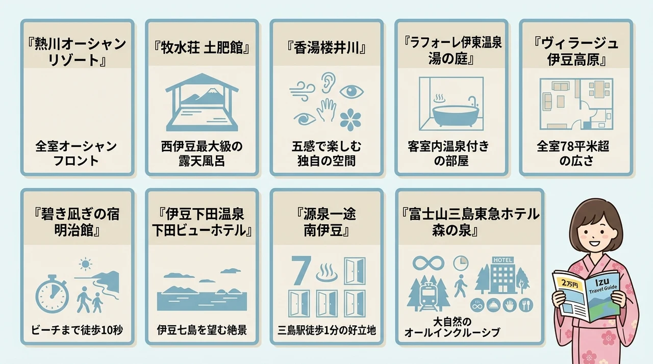 伊豆で2万円台の旅館おすすめ10選|コスパ最強宿を厳選