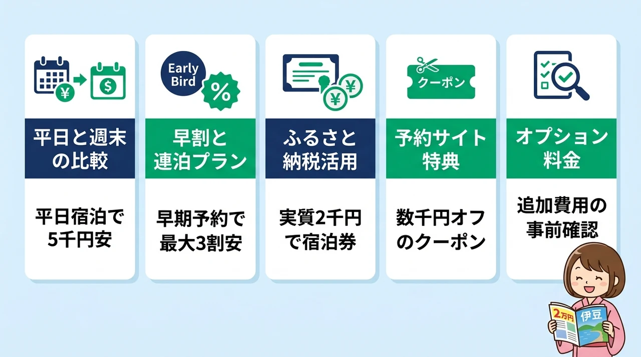 2万円台で叶える伊豆旅館の選び方と予約のコツ
