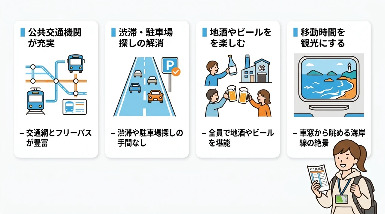 伊豆の車なし旅行は本当に楽しめる?事前に知るべき注意点