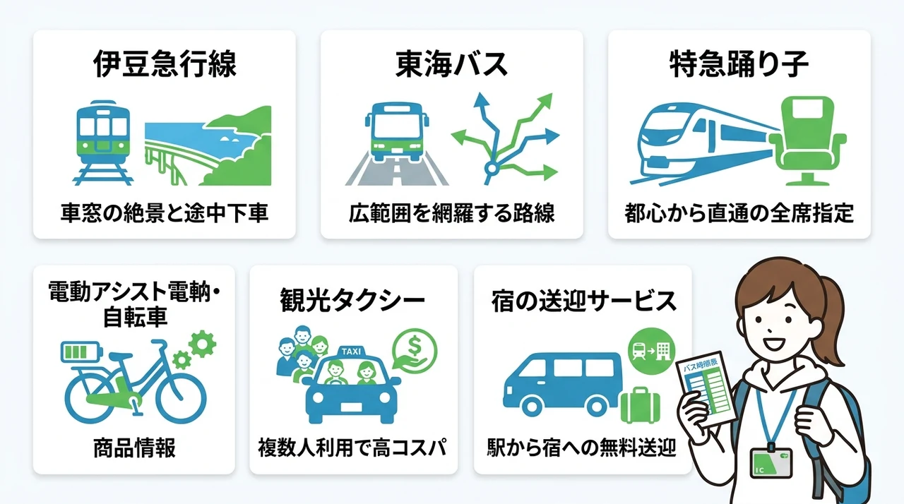 車なし旅行の強い味方!おすすめ交通手段と活用法