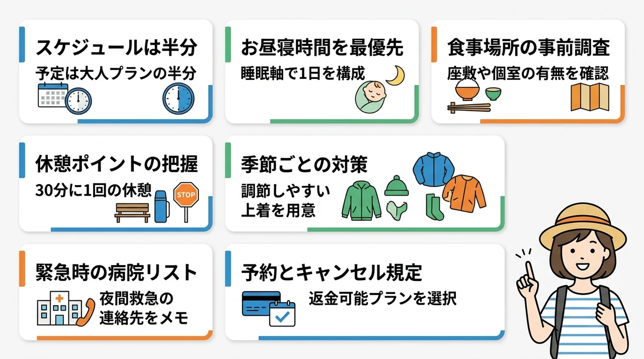 伊豆の子連れ旅行で知っておくべき注意点と準備