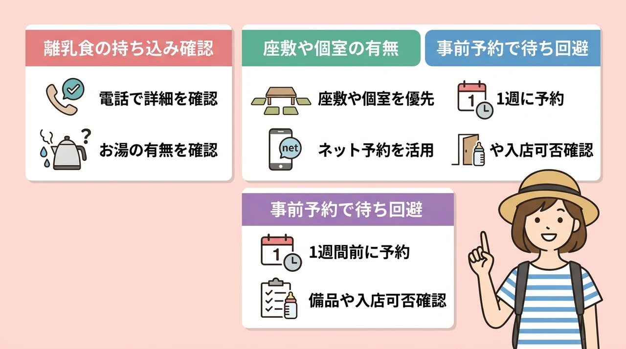 子連れ外食を成功させるレストラン選びの注意点
