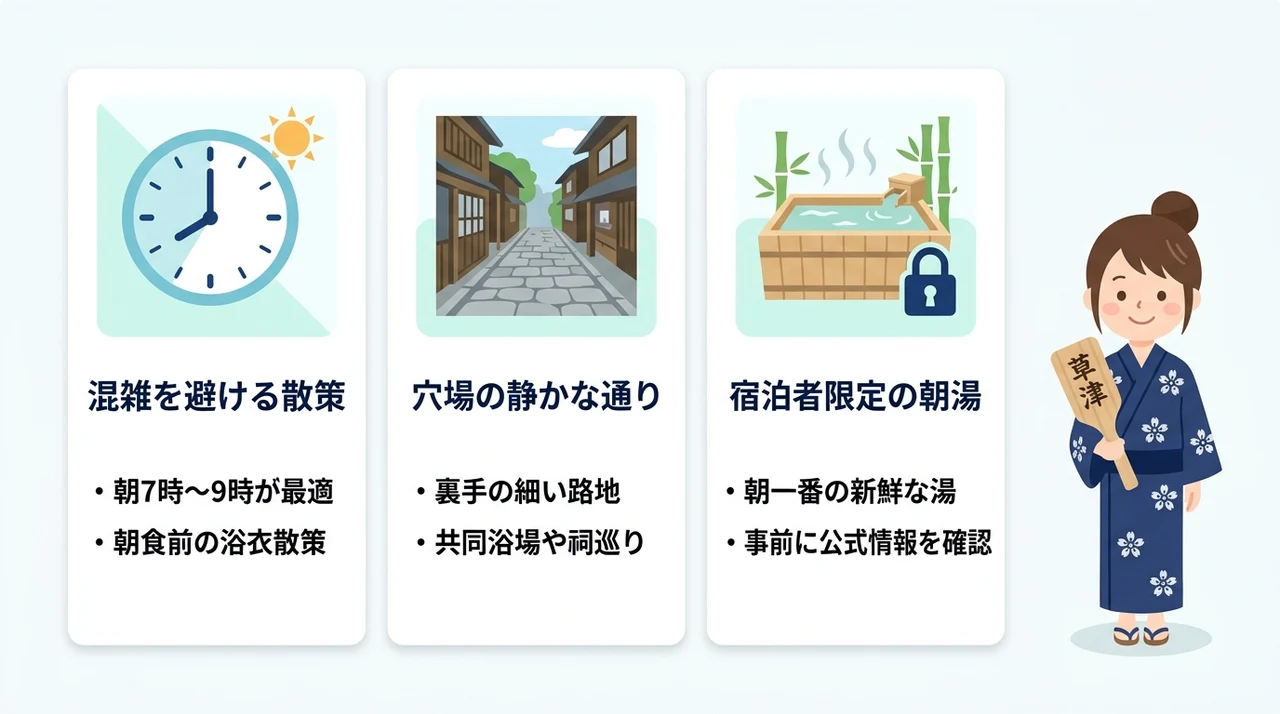 中心部宿泊者が知っておくべき周辺情報