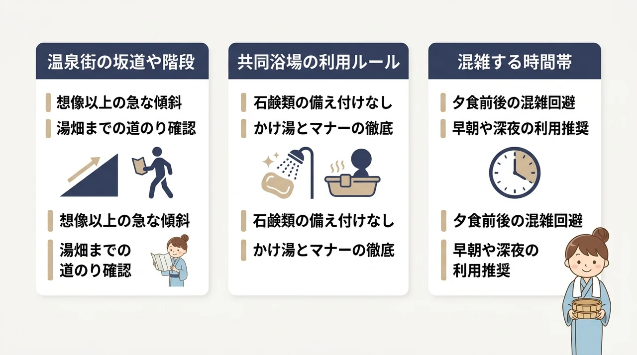 宿泊前に知っておきたい注意点
