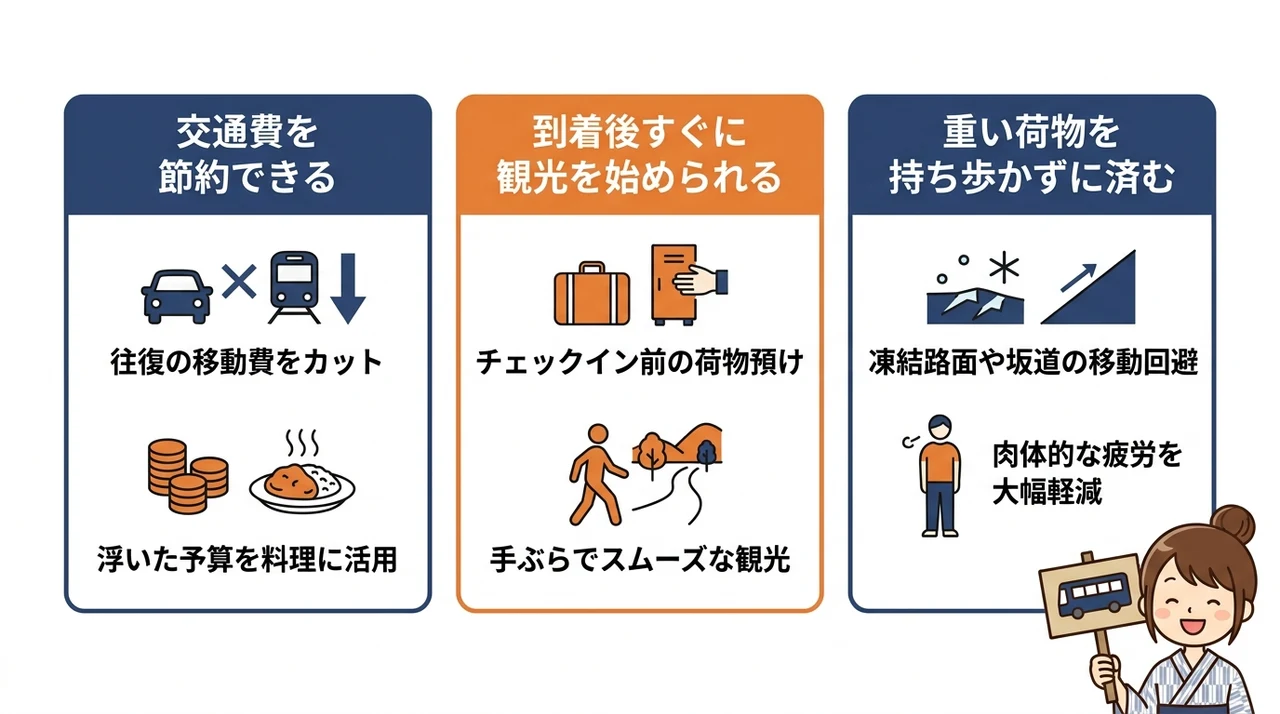 草津温泉の送迎あり宿を選ぶ3つのメリット