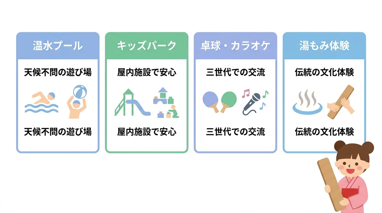 子どもが思いきり楽しめる施設とサービス