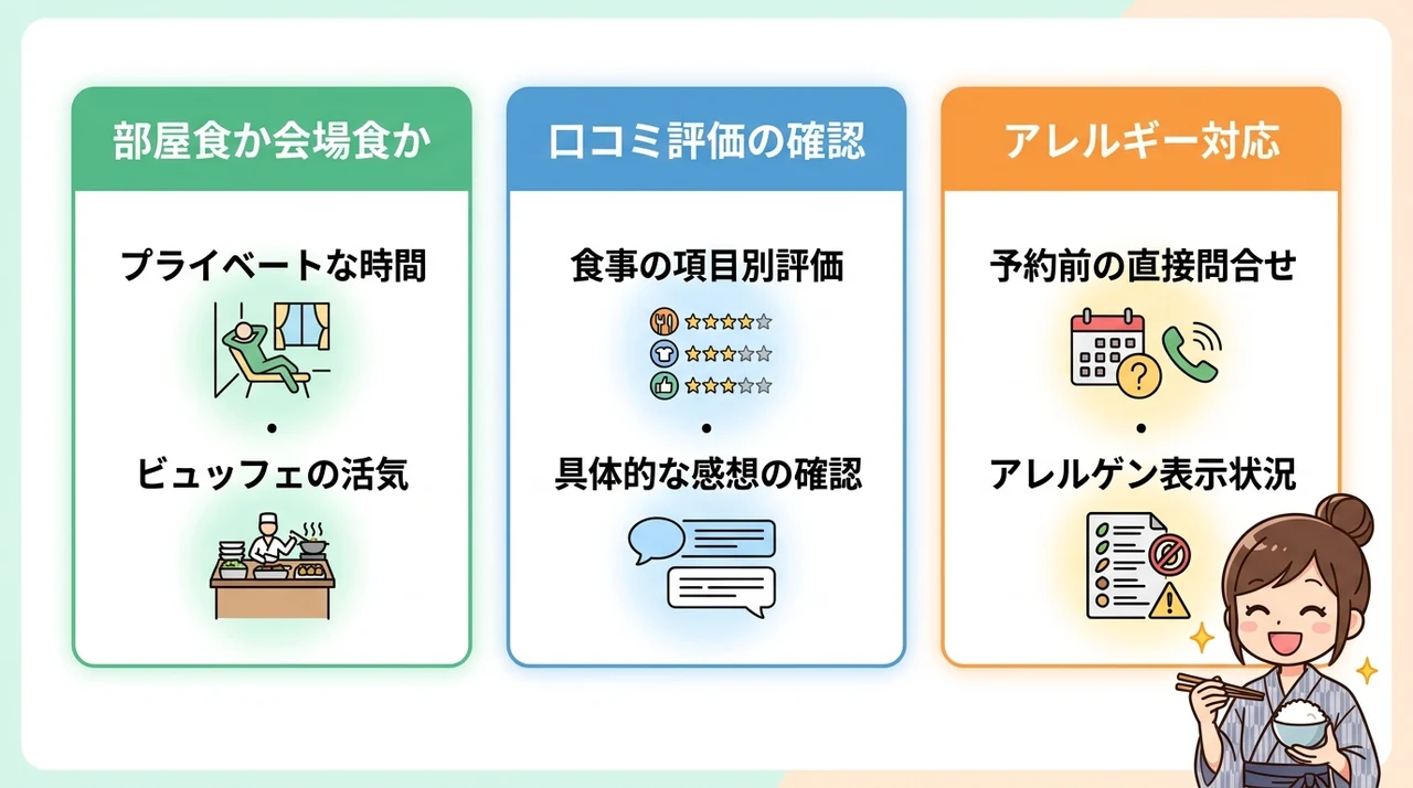朝食で後悔しないための3つの選び方