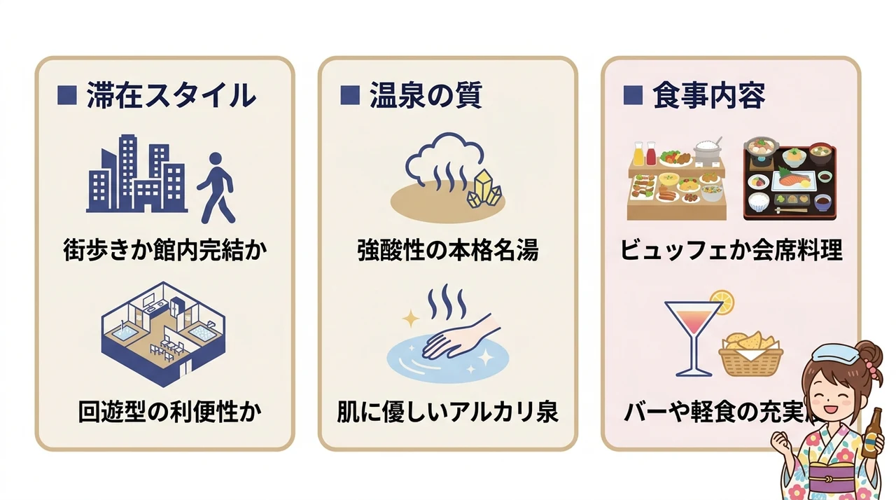 草津温泉のオールインクルーシブ宿を選ぶ3つの基準