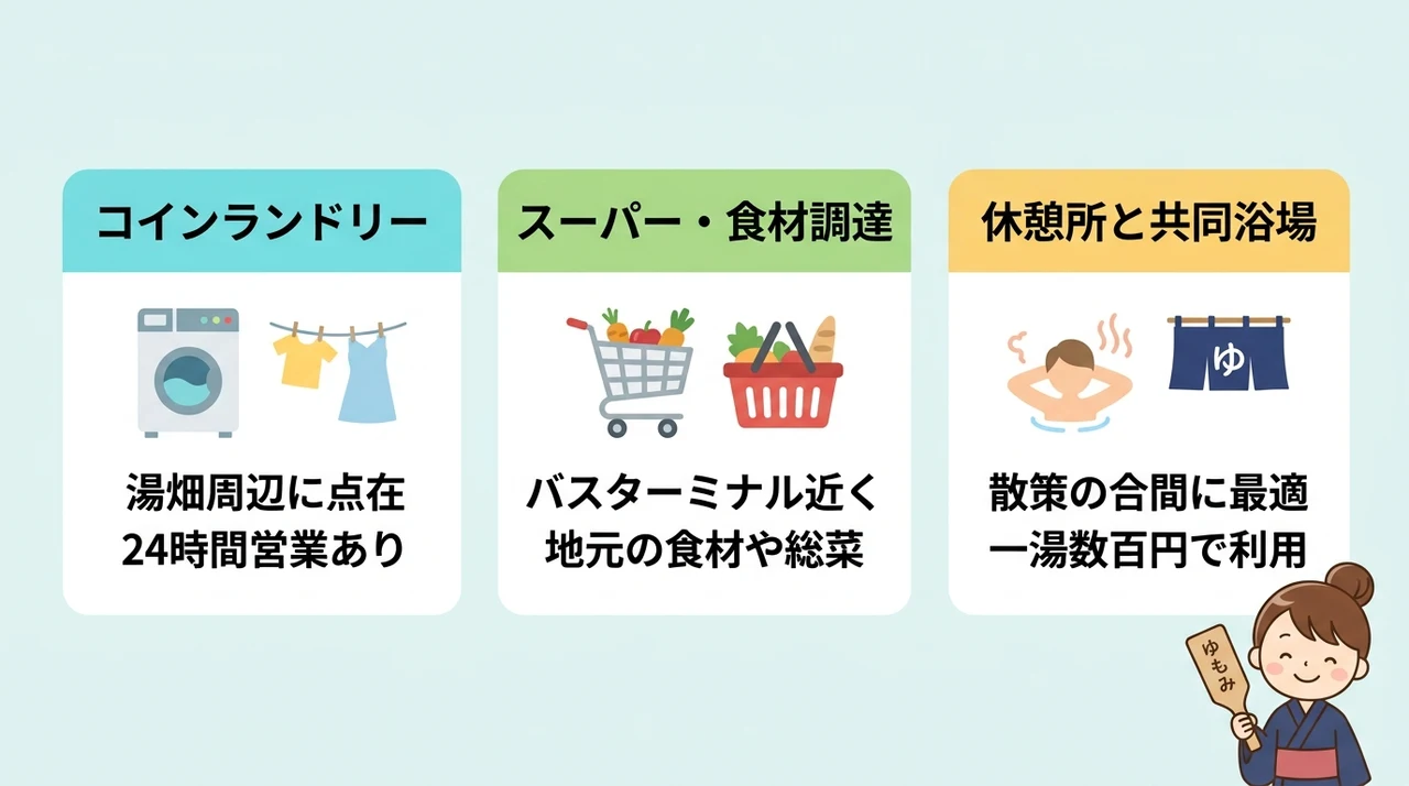 長期滞在を支える草津温泉の生活環境と周辺情報