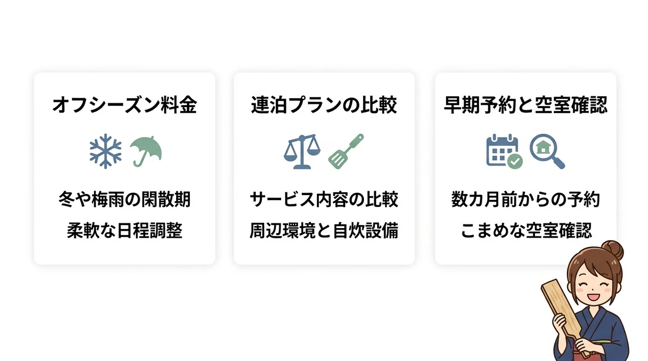 草津温泉の湯治宿をお得に予約するための戦略