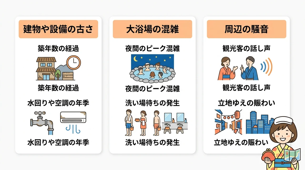 コスパのいい宿でありがちな注意したい点