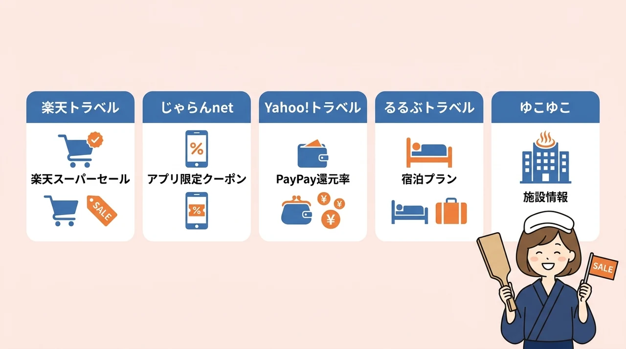 予約サイト別！セールプランの探し方と賢い活用法
