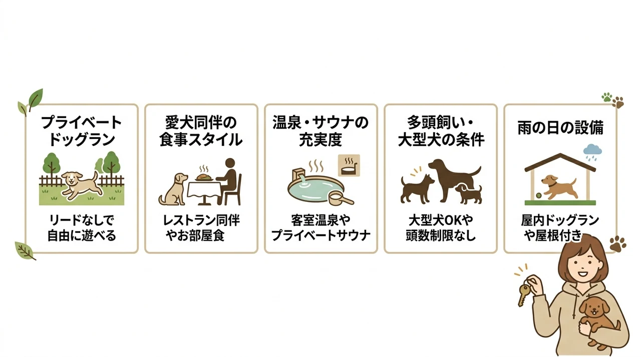 愛犬と快適に過ごすコテージの選び方