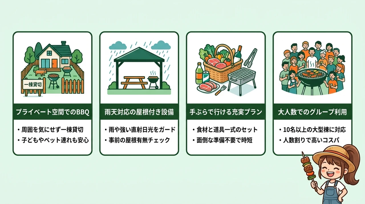 那須のコテージで叶える理想のバーベキュー宿泊とは