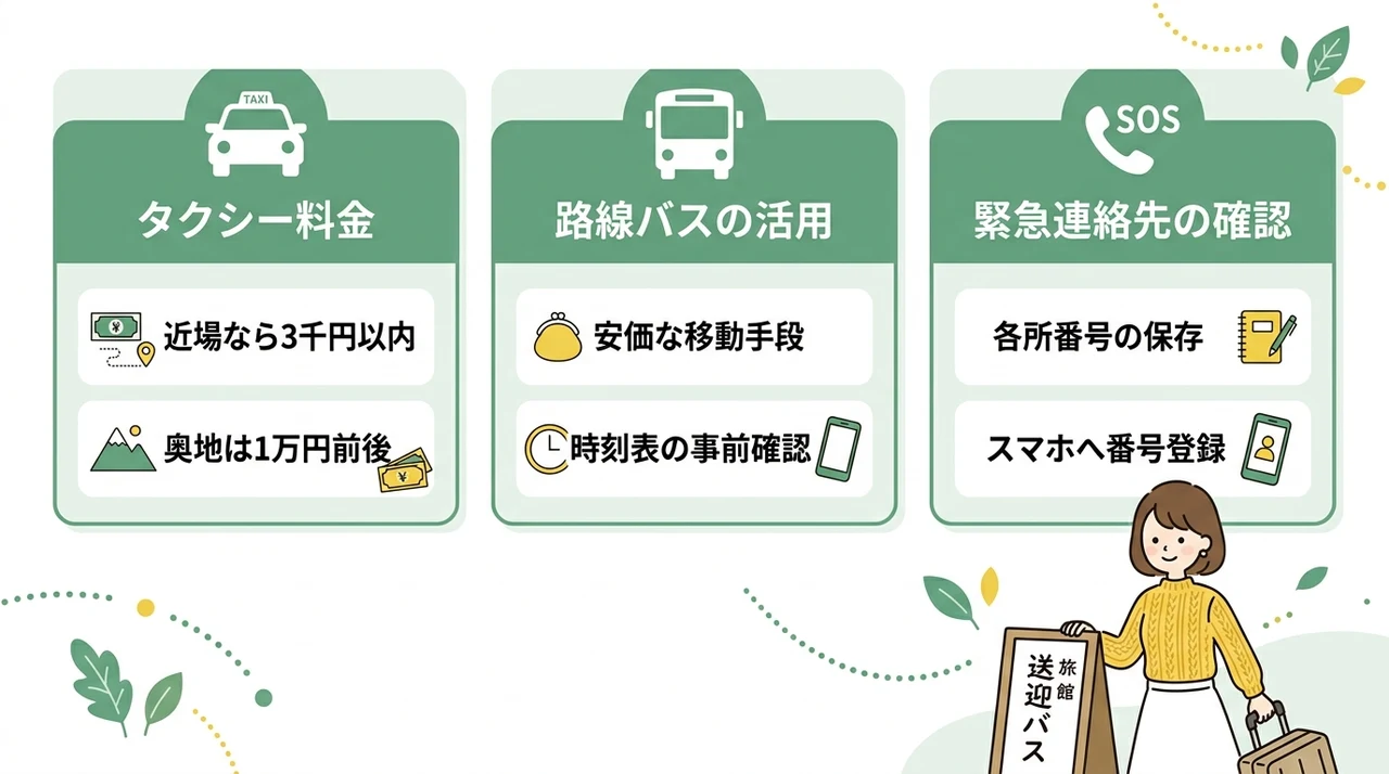 万が一の際に安心な代替移動手段の確保