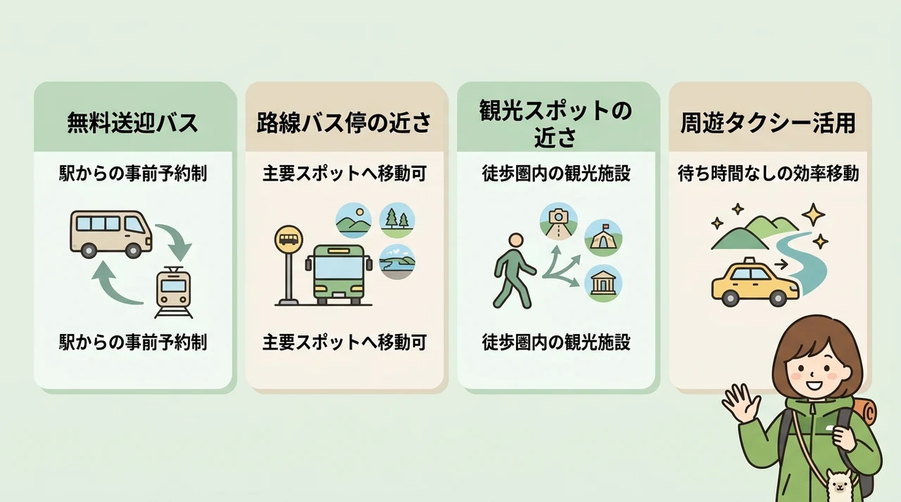 那須観光に便利な宿とは?車なし旅行の拠点選び