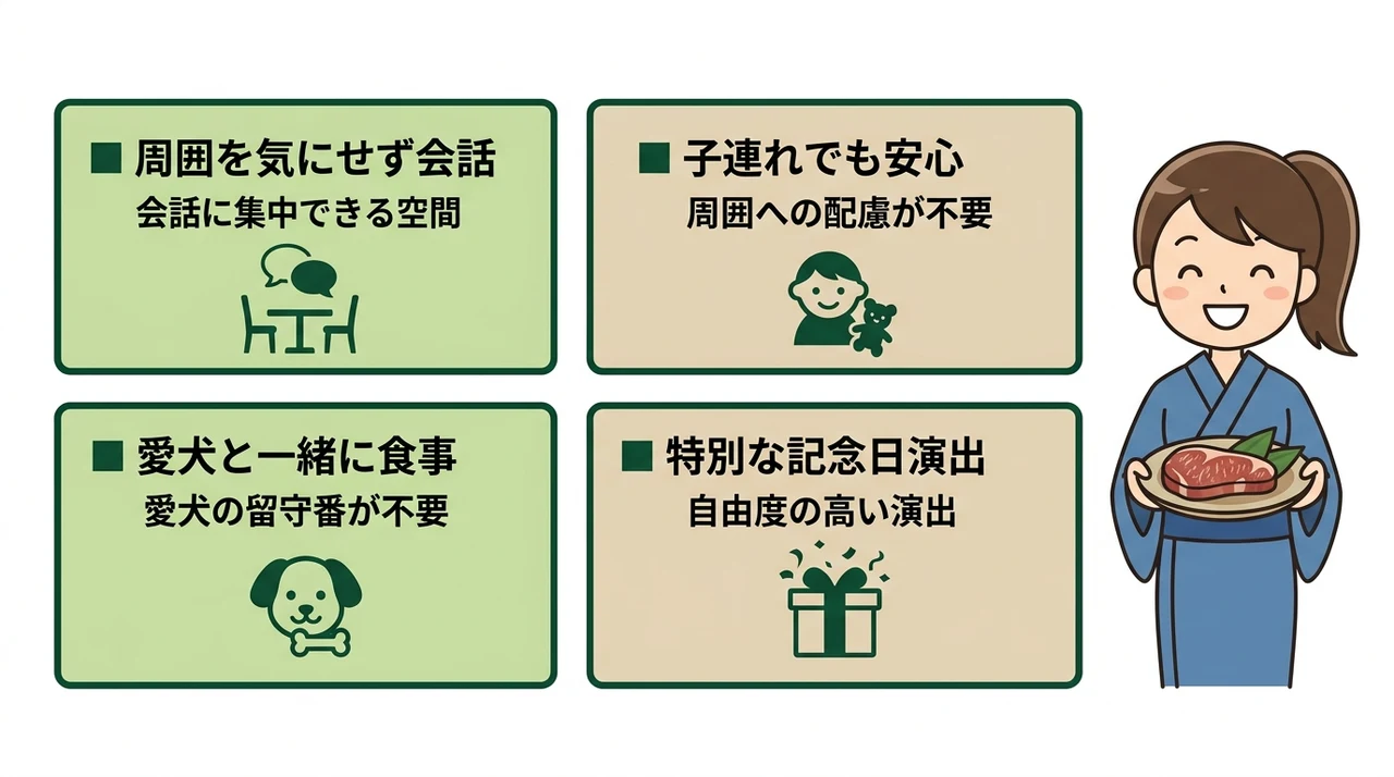 那須の宿でかなうプライベートな食事空間の魅力