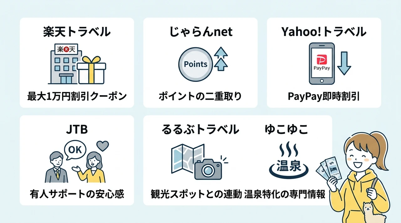 予約サイト別!那須のセール宿を賢く探す比較ガイド
