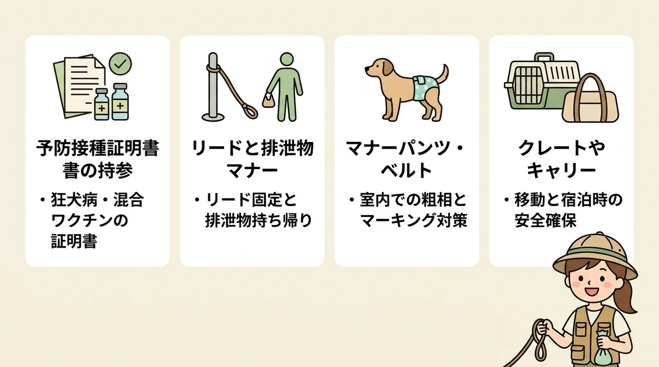 那須の犬連れ旅行で必ず押さえるべき基本の注意点